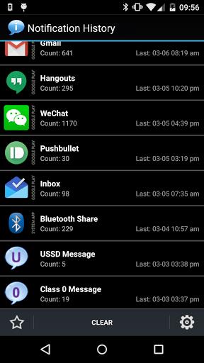 Notification History Captura de pantalla 4