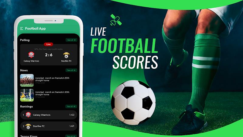 Live football: Live Soccer Screenshot 1