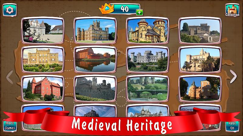 Big puzzles: Castles Screenshot 3