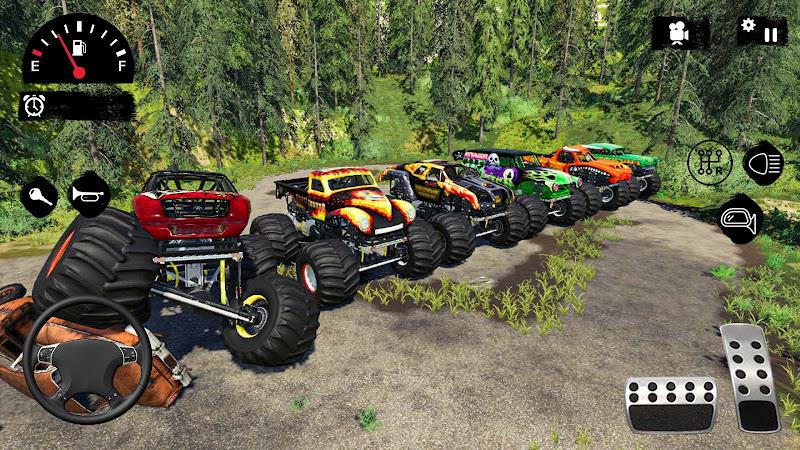 Hillock Monster Truck Driving Tangkapan skrin 4