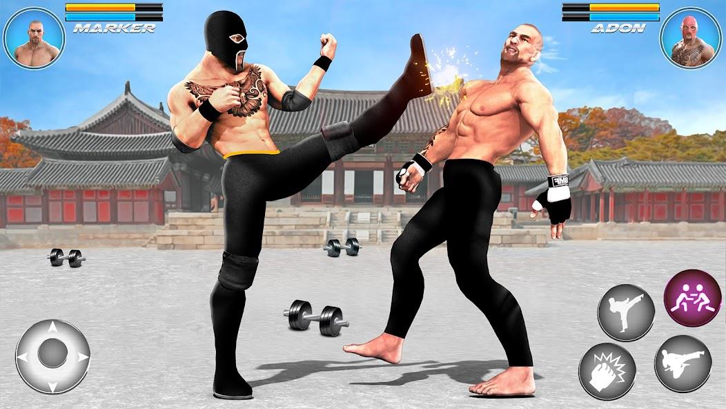 Kung Fu karate Game Offline 3D Mod Ekran Görüntüsü 2