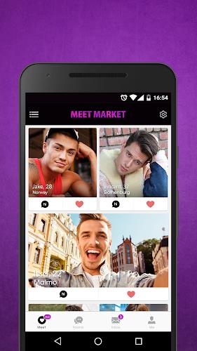 Meet Market: Gay Chat & Dates Скриншот 1