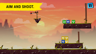 Hit Knock Out Slingshot ball Captura de tela 4