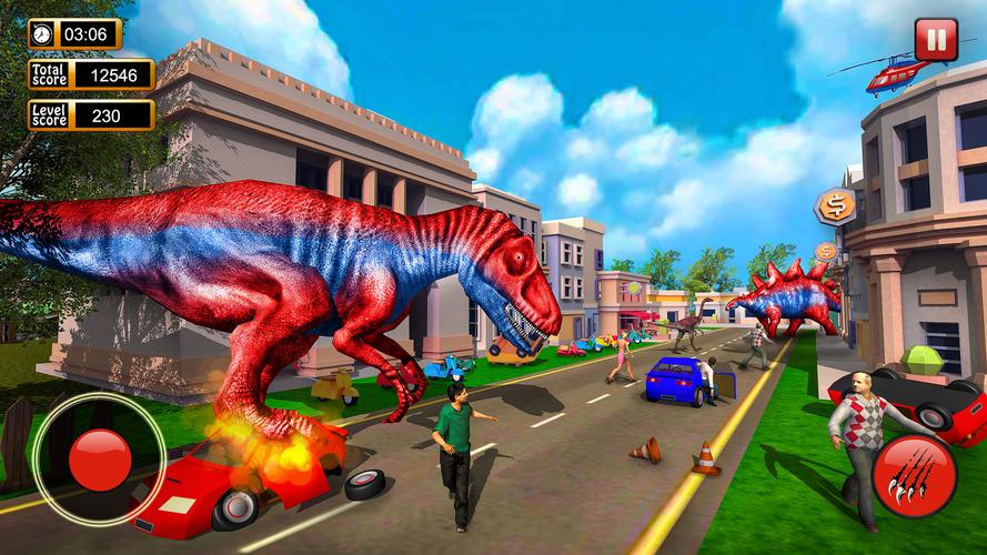 Dinosaur Games City Rampage Screenshot 2