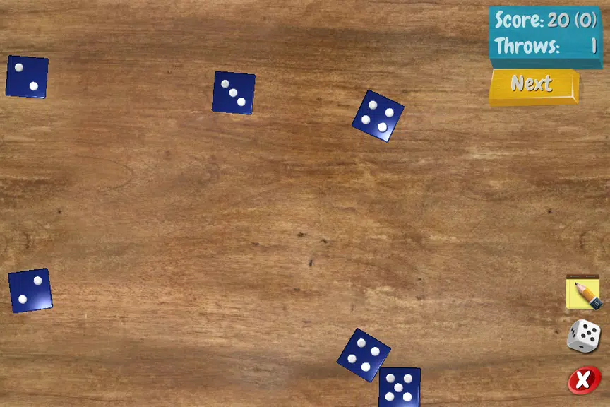 Pocket Dices Captura de tela 2
