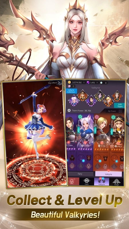 Valkyrie Rush: Idle & Merge Screenshot 2
