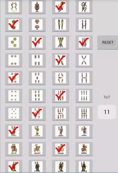 card counting napoletane cards Captura de pantalla 2
