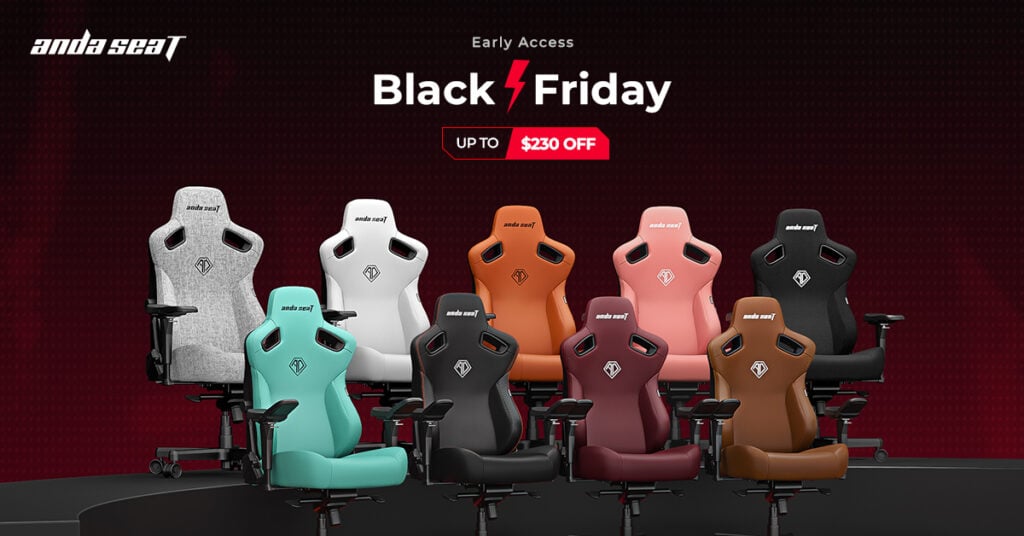 Os descontos pré-Black Friday da AndaSeat abundam na série X-Air