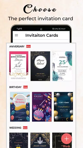 Invitation Card Maker & Ecards Screenshot 2