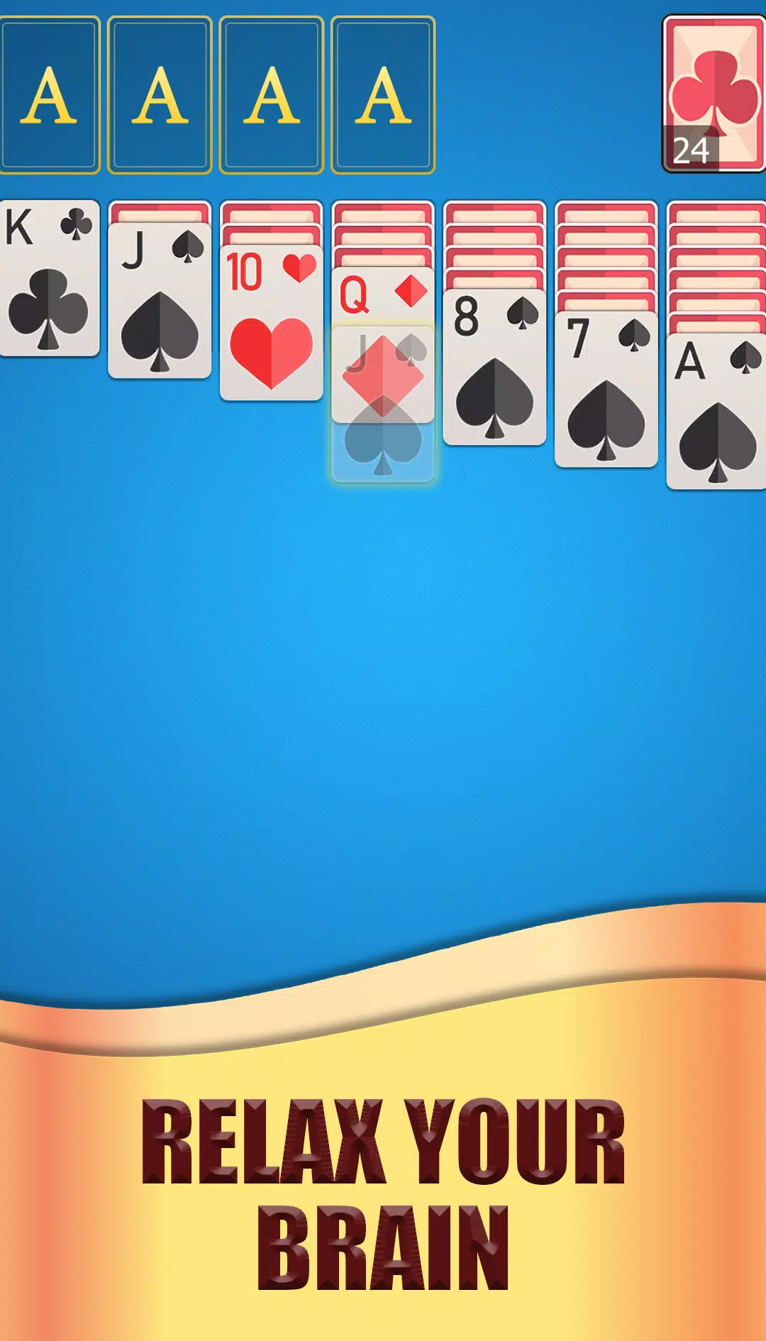 Classic Klondike Solitaire Tangkapan skrin 4