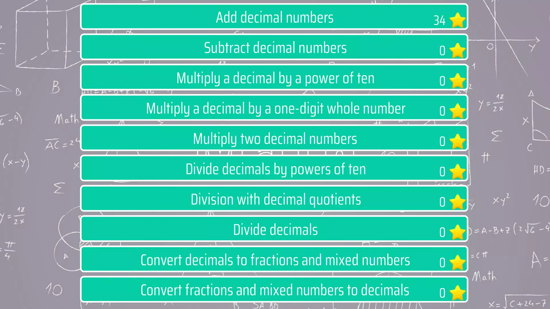 Decimals - 5th grade Math Скриншот 1