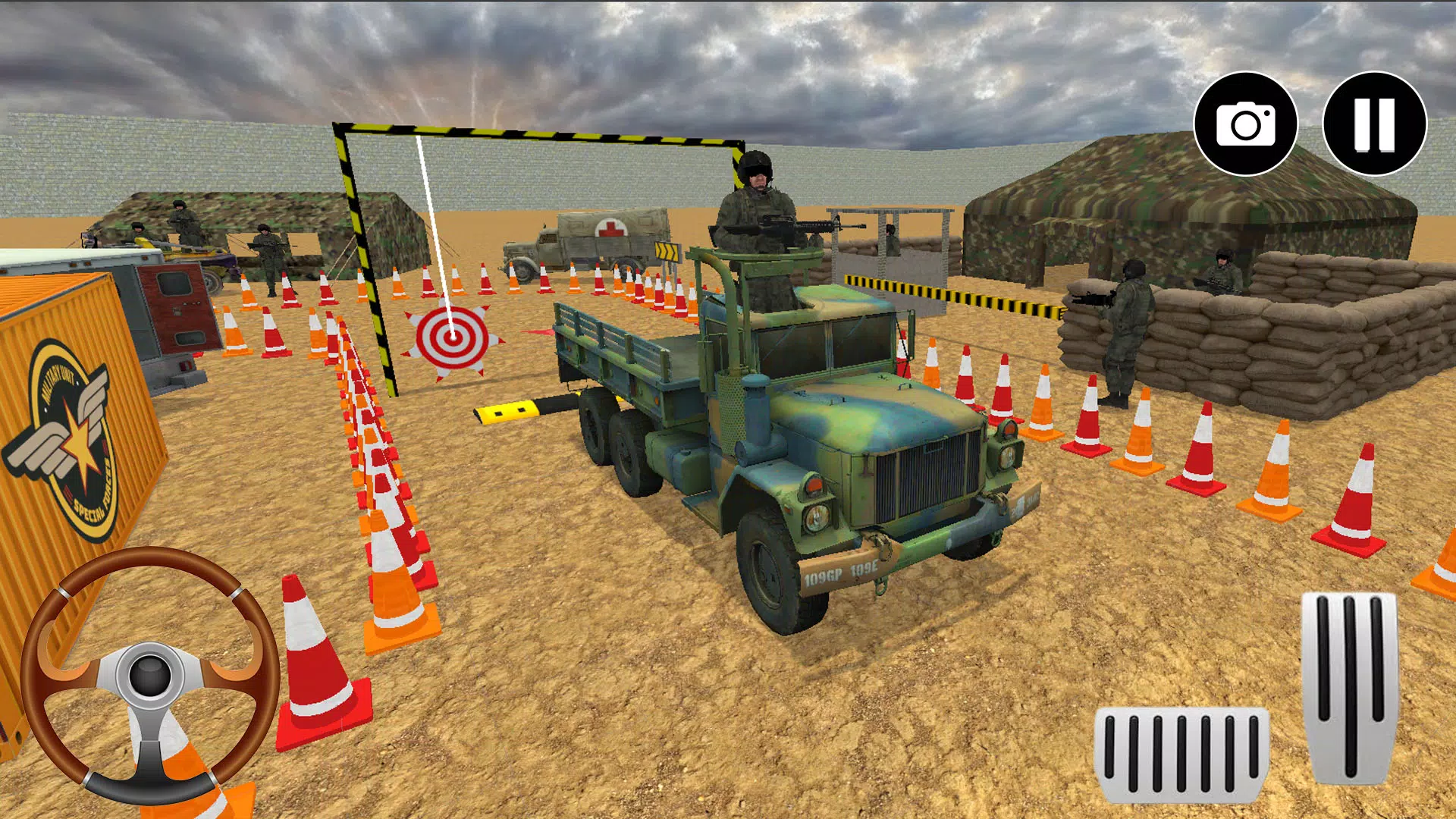 Army Truck Game Simulator 3D ภาพหน้าจอ 4