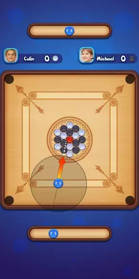 Carrom Strike - Disc Pool Game Скриншот 1