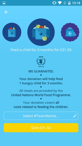 ShareTheMeal Скриншот 3