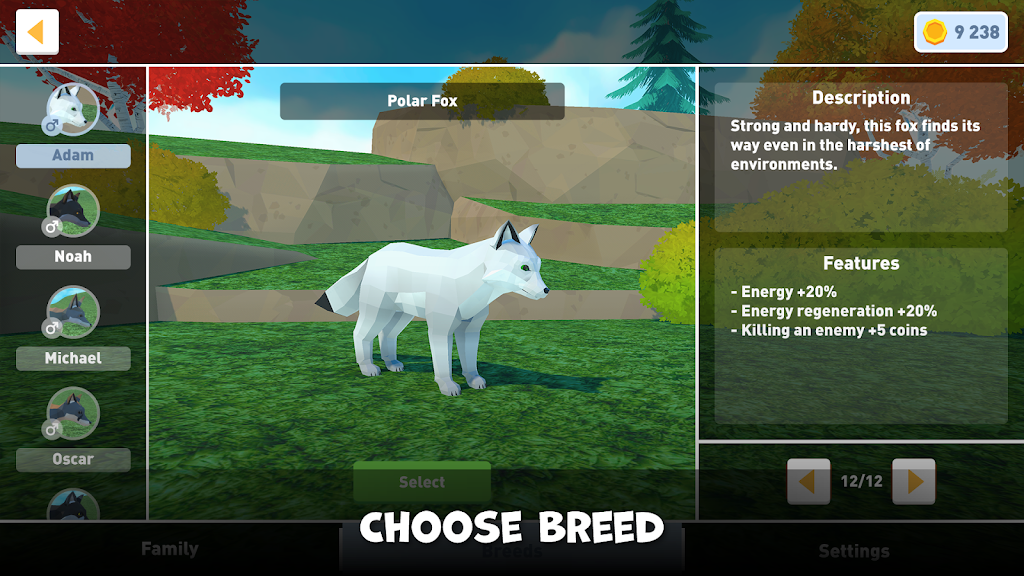 Fox Family Simulator ภาพหน้าจอ 2