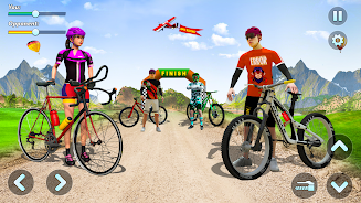 BMX Cycle Race - Bicycle Stunt Screenshot 1