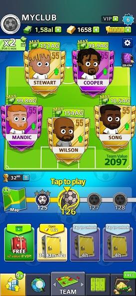 Idle Soccer Story - Tycoon RPG Mod Schermafbeelding 2