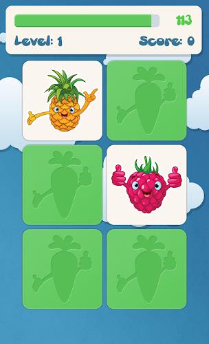 Fruits Memory Game for kids Ảnh chụp màn hình 2