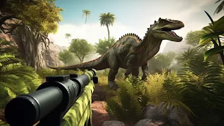 Angry Dinosaur Shooting Game Ảnh chụp màn hình 1