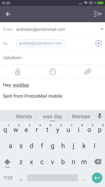 Proton Mail ภาพหน้าจอ 2