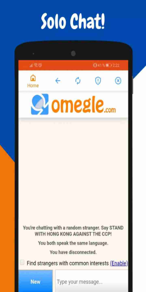 Omegle : Talk to Strangers Ảnh chụp màn hình 3