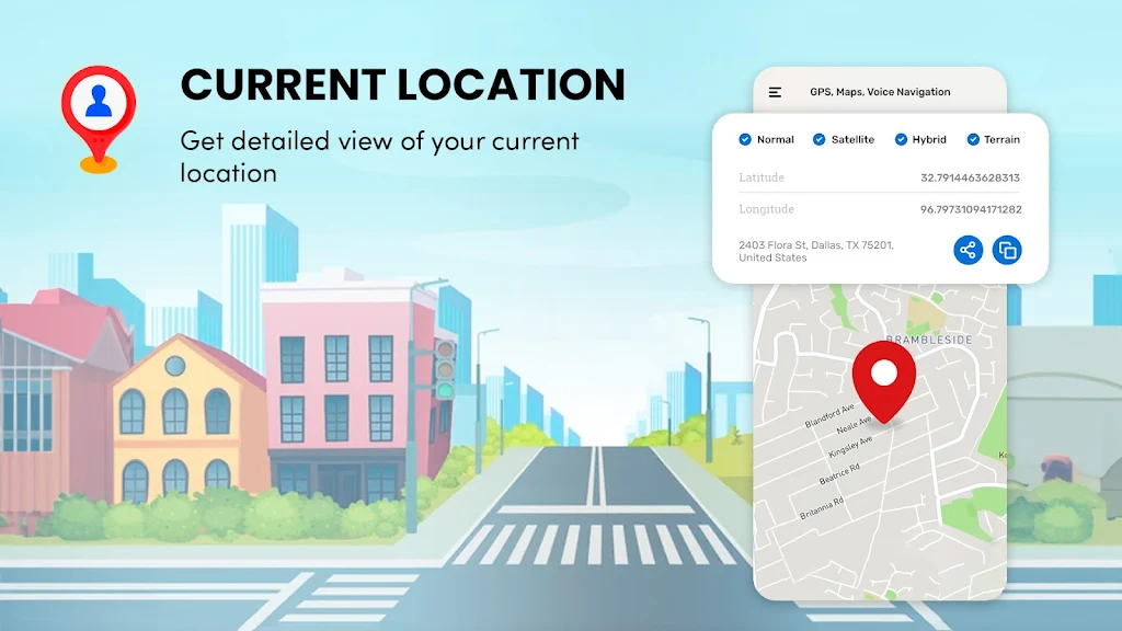 地图、GPS 和行车路线应用截图第3张