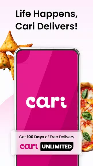 Cari: The best food delivered 스크린샷 1