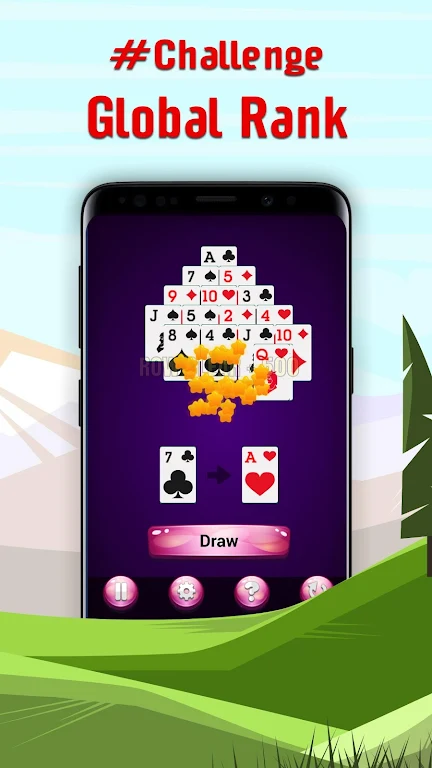 Pyramid - Classic Solitaire Capture d'écran 2