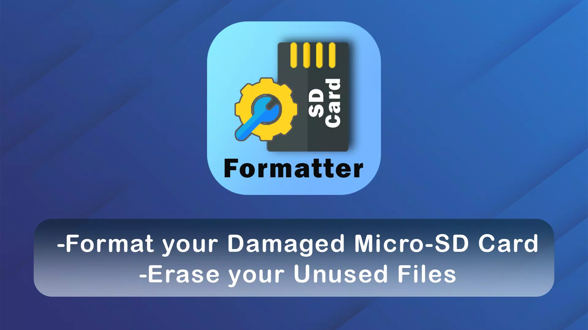 Micro SD Card formatter应用截图第1张