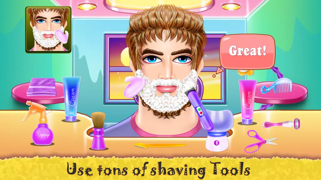 Daddy Fashion Beard Salon应用截图第4张
