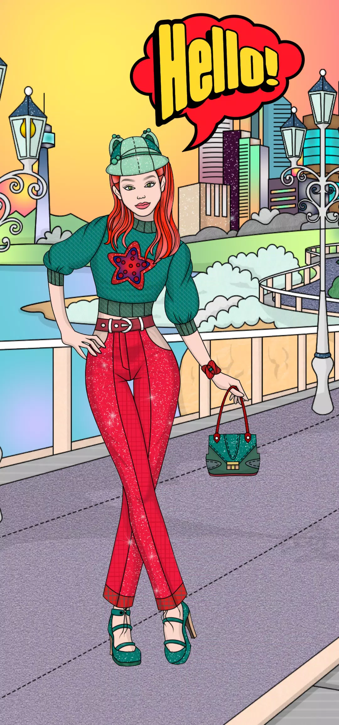 Schermata Dress Up Games & Coloring Book 2