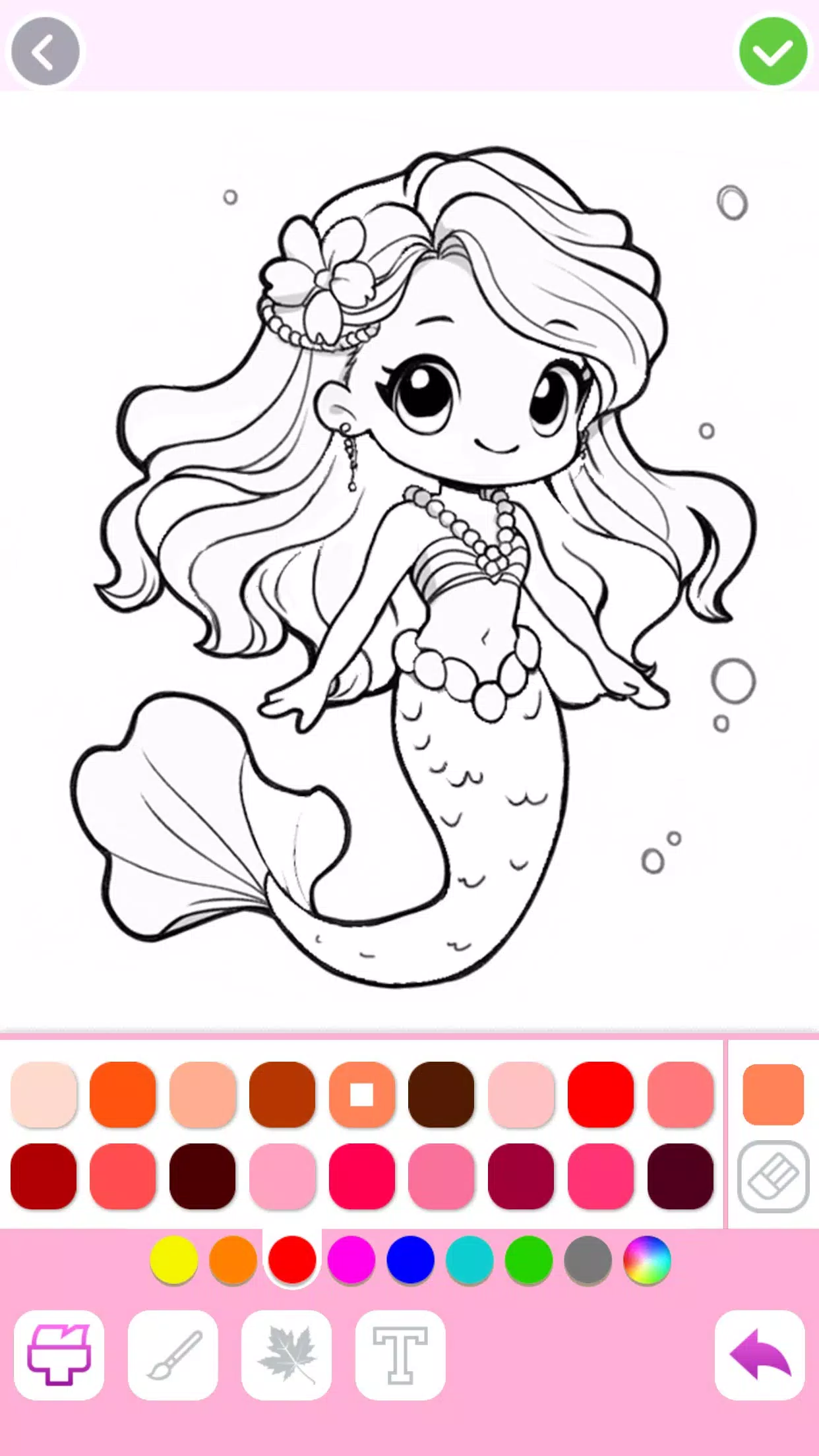 Mermaid Coloring:Mermaid games Screenshot 4