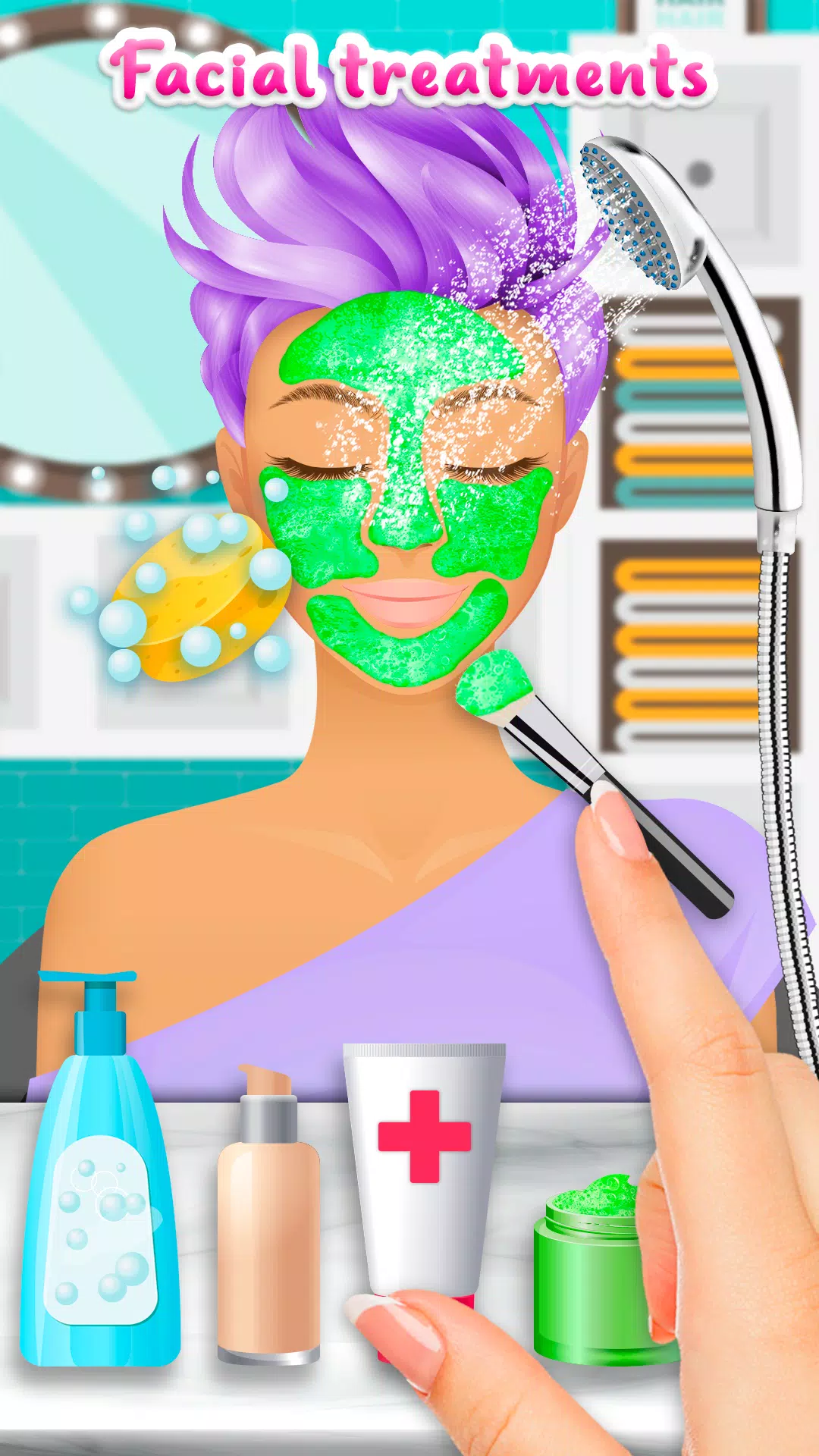 Makeup Beauty Salon Game Girls Captura de tela 2