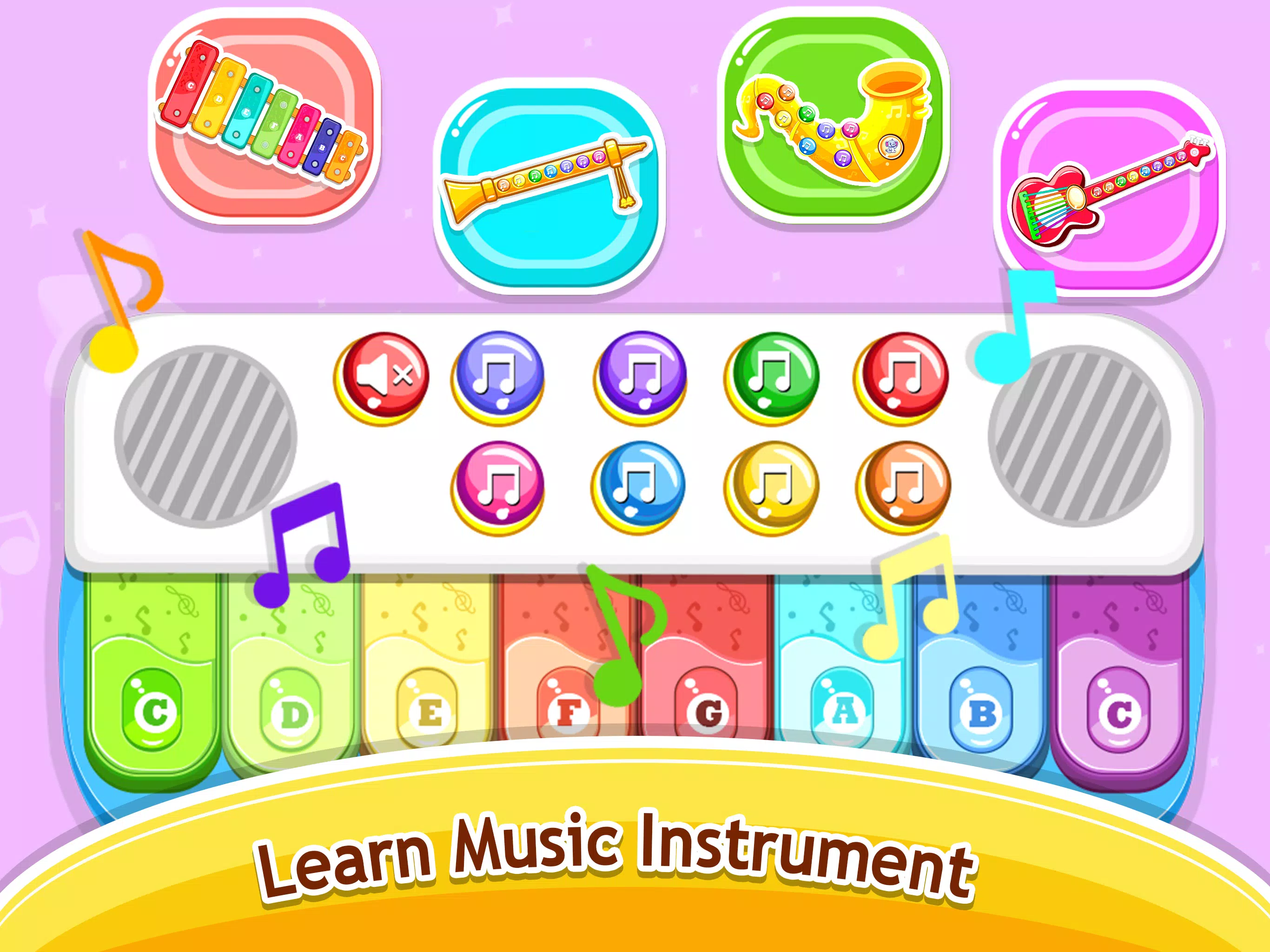 Kids Music piano - games স্ক্রিনশট 4