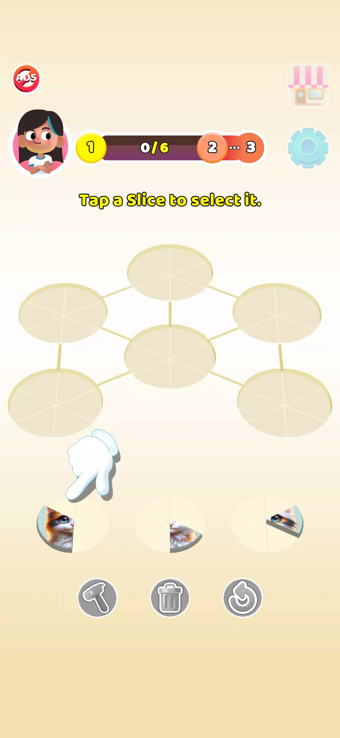 Mia’s Slices: Art Puzzle Game Ảnh chụp màn hình 4