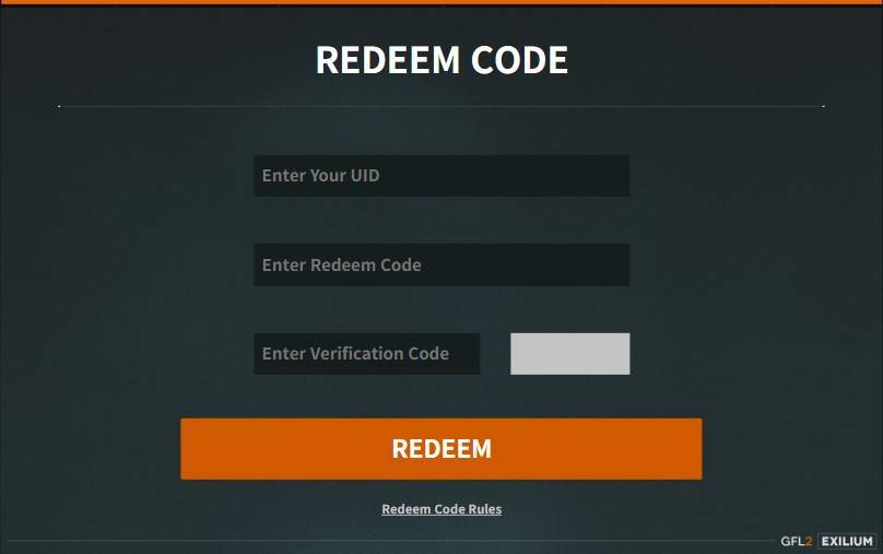 GIRLS' FRONTLINE 2: EXILIUM – Redeem Code Instructions