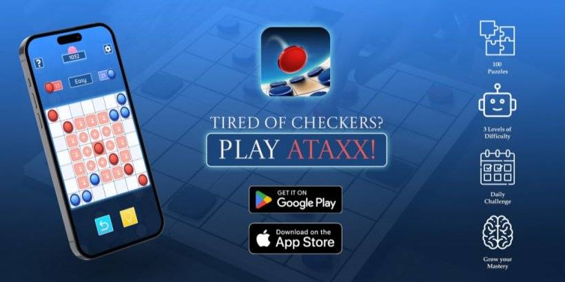 Ataxx bringt eine neue Wendung in legendäre Brettspiele wie Hexxagon, jetzt auf Android und iOS