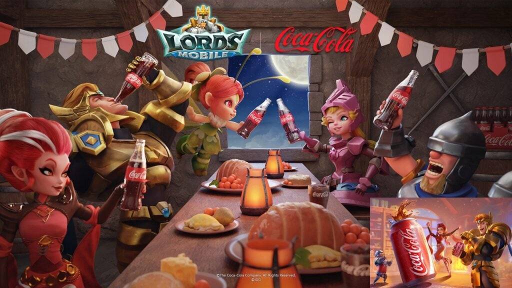 「Lords MobileはCoca-Cola Partnershipで9周年を祝う」