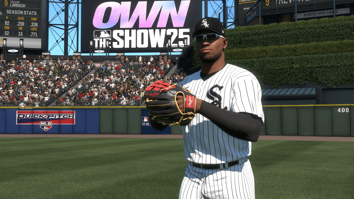 MLBのLuis Robert The Show 25右のフィールドバグへのベースヒットに関する記事の一部として。