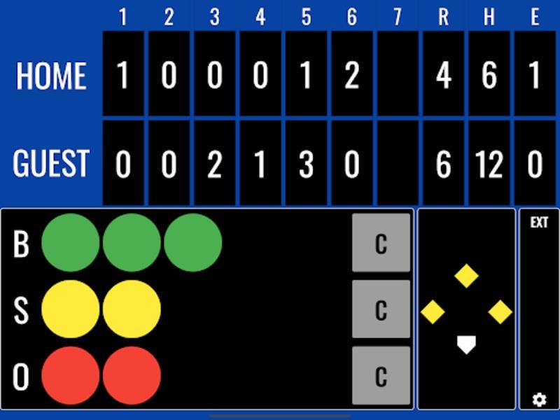 Softball Score Zrzut ekranu 3