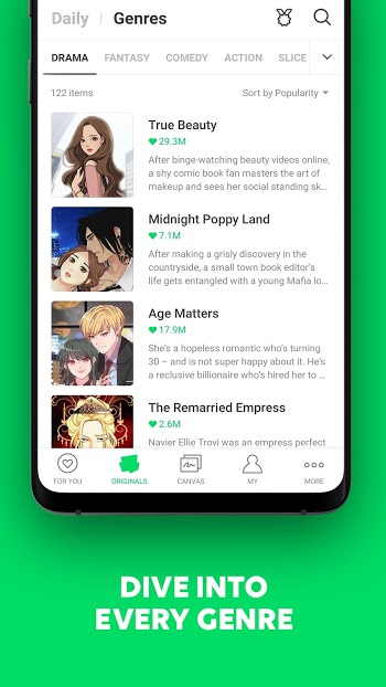 Webtoon Mod應用截圖第2張