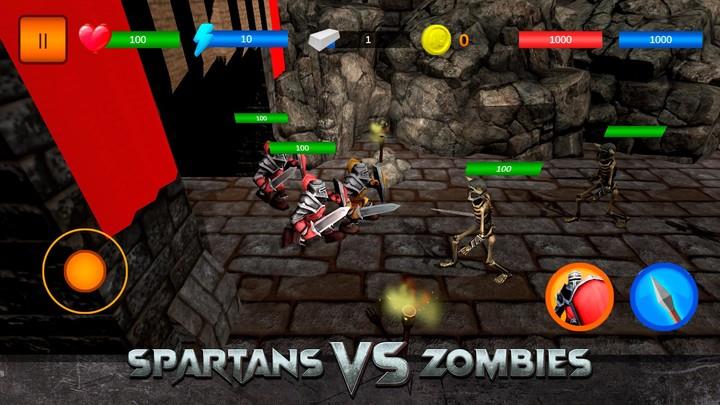 Spartans vs Zombies: Defense应用截图第4张