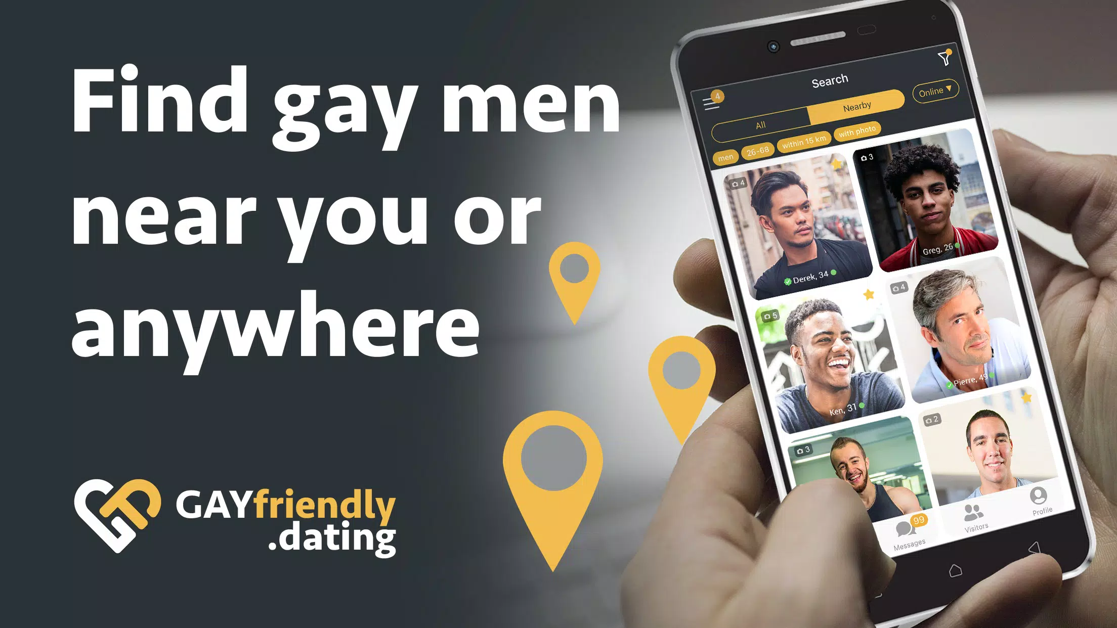Gay guys chat & dating app ภาพหน้าจอ 2