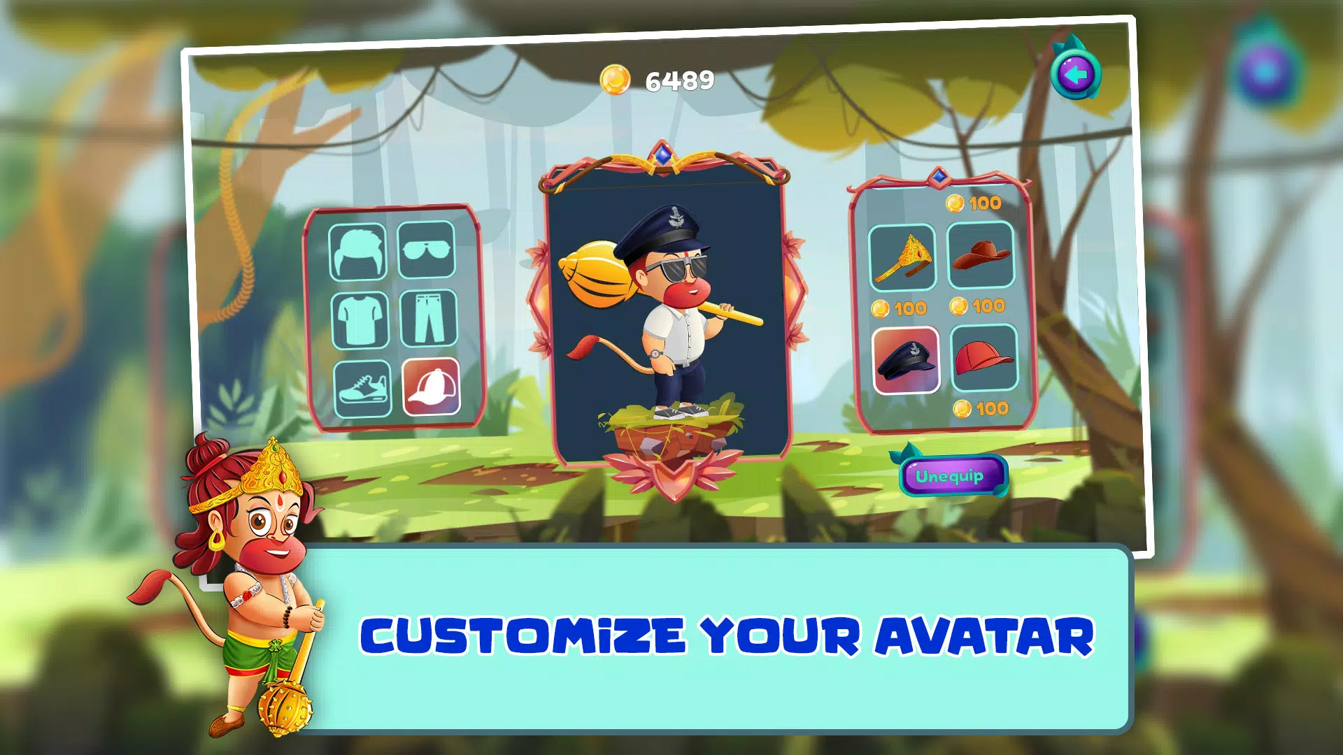 Bal Hanuman - Adventure Game Tangkapan skrin 4
