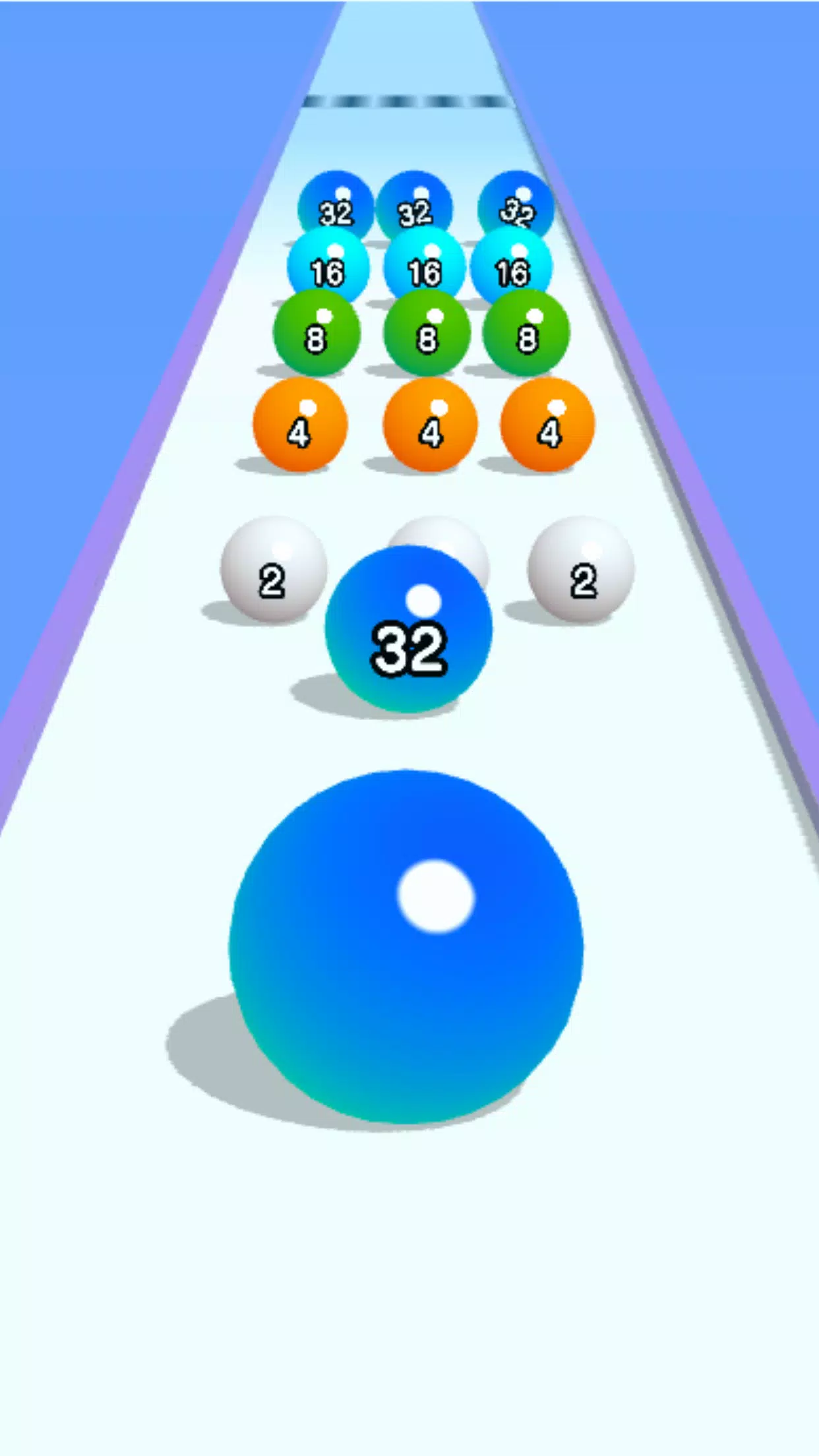 Ball Run 2048: merge number स्क्रीनशॉट 3