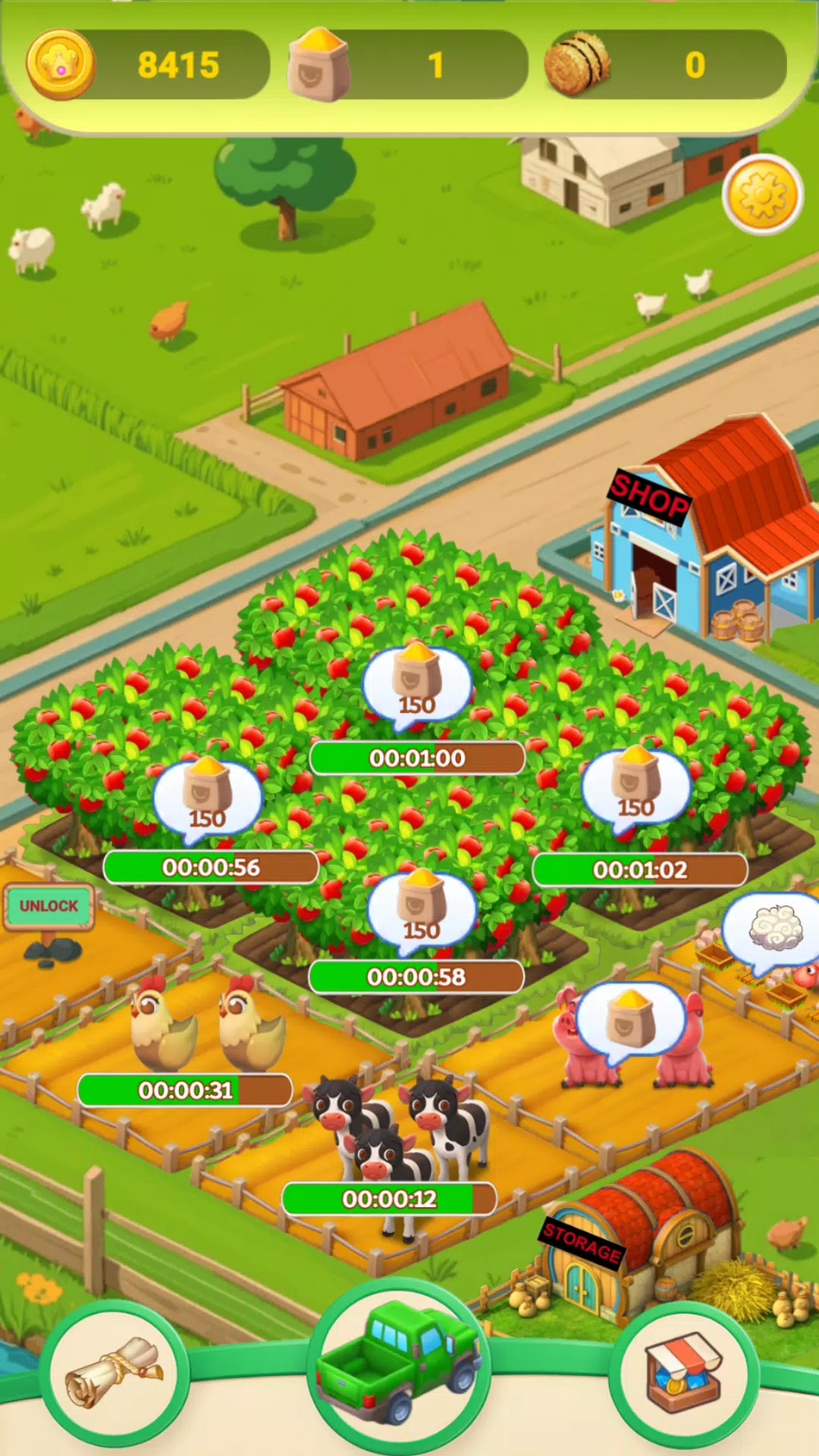 Cozy Town: Farms & Trucks 스크린샷 2