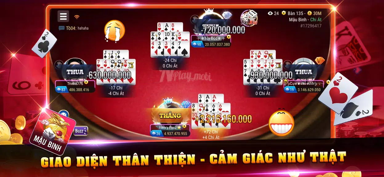 NPlay – Game Bài online, Tiến Lên, Xì Tố, Mậu Binh Ekran Görüntüsü 3