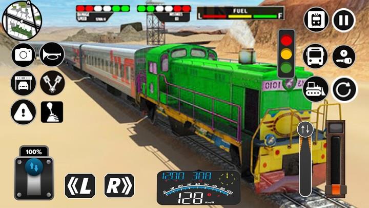 Indian Train Racing Games Capture d'écran 4