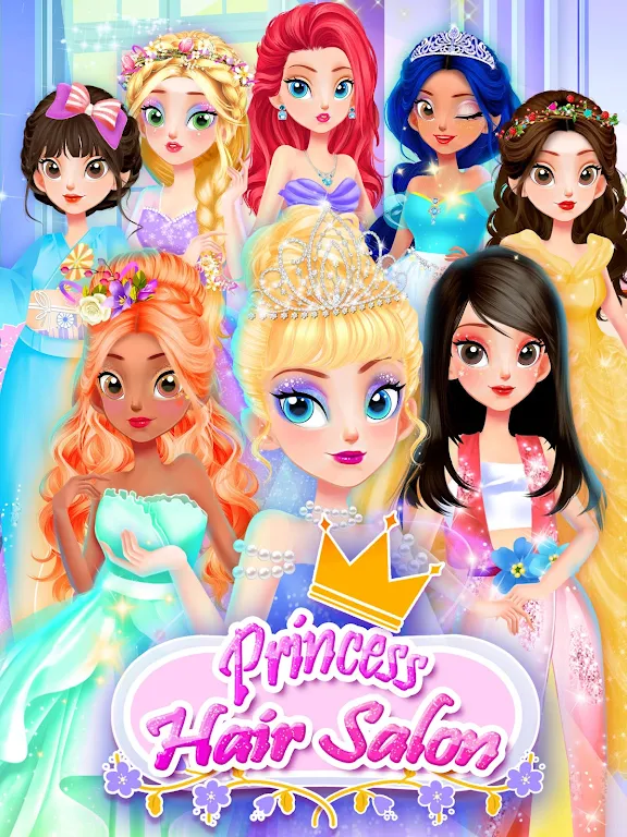 Princess Games: Makeup Games Tangkapan skrin 1