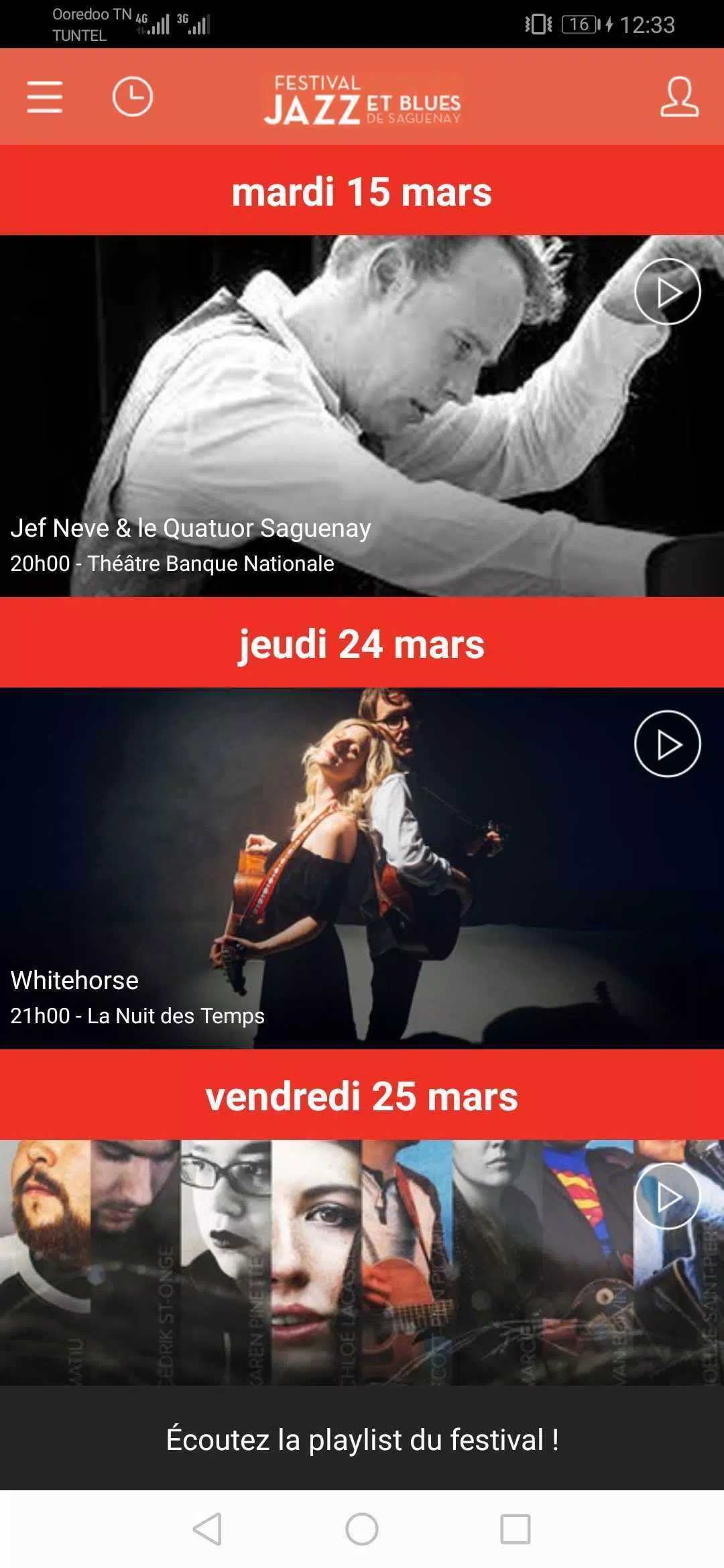 Festival Jazz & Blues Saguenay Ekran Görüntüsü 1